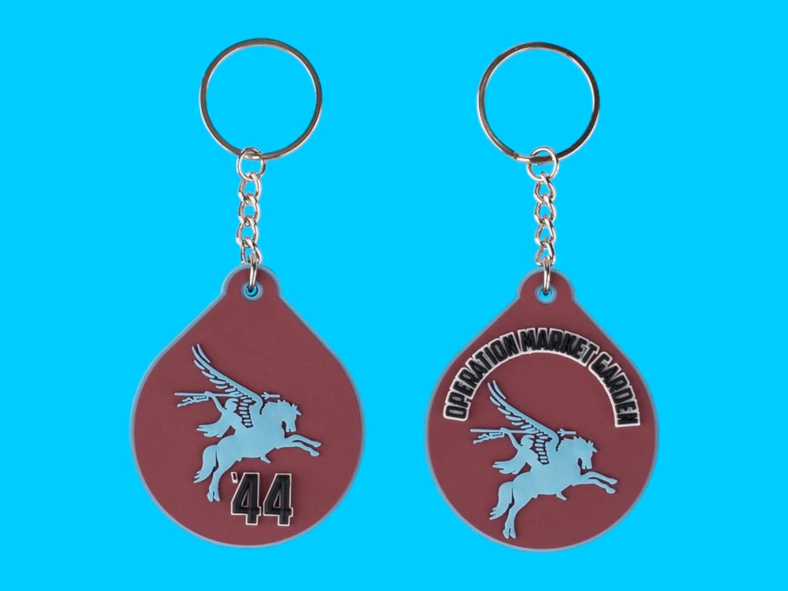 076 Sleutelhanger 3D PVC Market Garden '44 rond