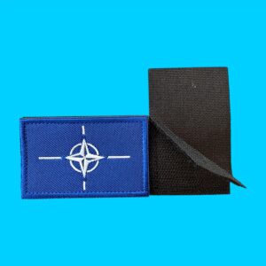078 Embleem stof Nato met klittenband