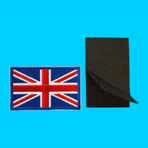 080 Embleem stof Engeland, Great Britain met klittenband