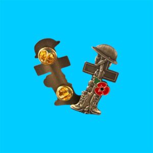 094 Pin Laarzen met klaproos