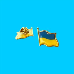 108 Pin vlag Oekraïne