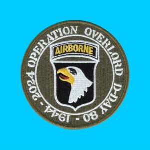 135 Embleem stof D-Day 80 operation overlord d-day 80 jaar